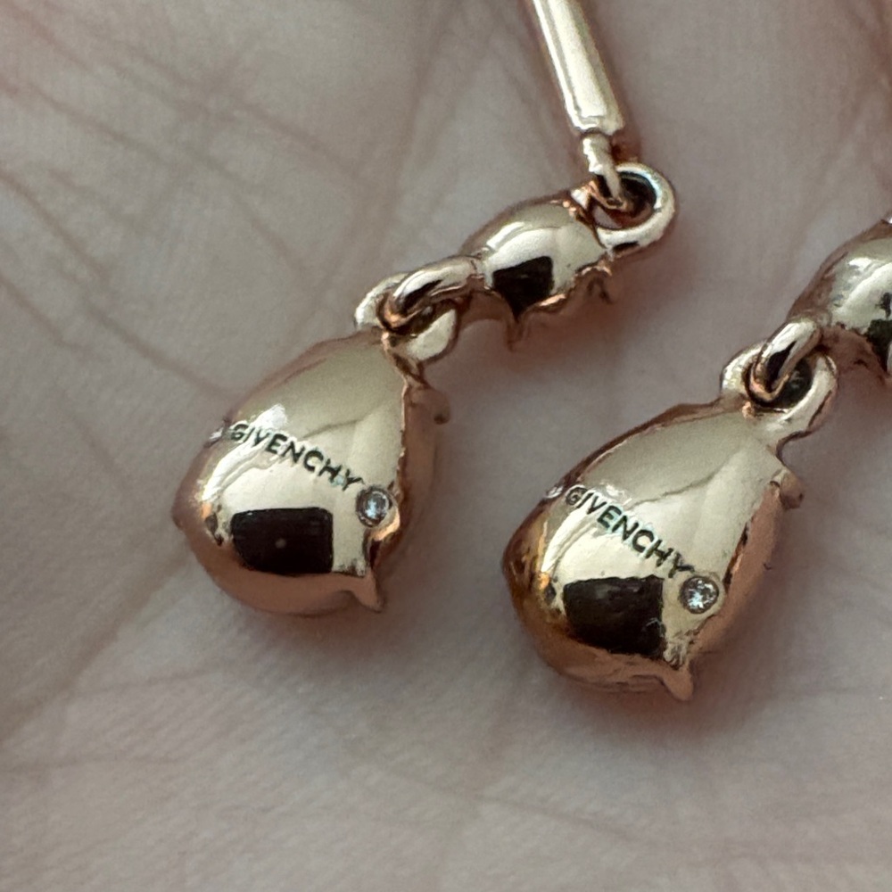 Givenchy Rose Gold Drop Earrings - Picture 6 of 6